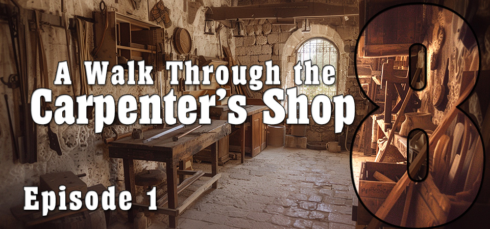 A Walk Through the Carpenter’s Shop (s8e1) – Making Room for Jesus