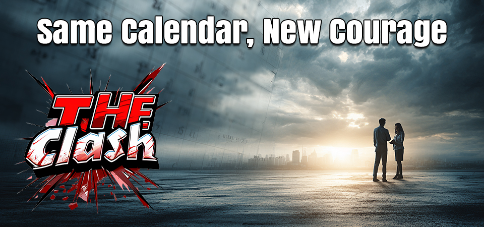 The Clash (s3e25) – Same Calendar, New Courage
