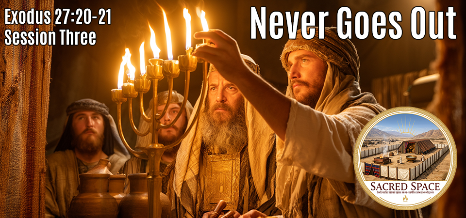 Never Goes Out – Sacred Space (Glimpse Three)